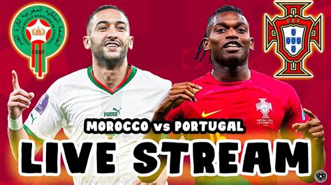 portugal vs morocco live itv